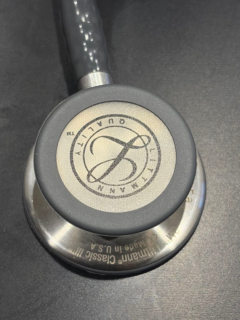 Littmann Classic 3M ダブルヘッド聴診器 グレー