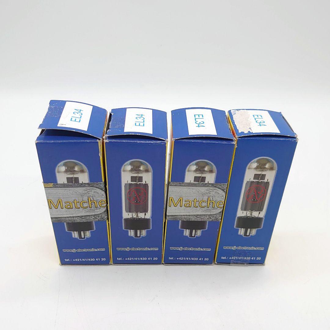 JJ ELECTRONIC VACUUM TUBE EL34 真空管 4本セット