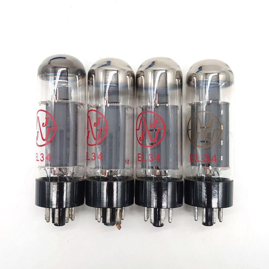 JJ ELECTRONIC VACUUM TUBE EL34 真空管 4本セット