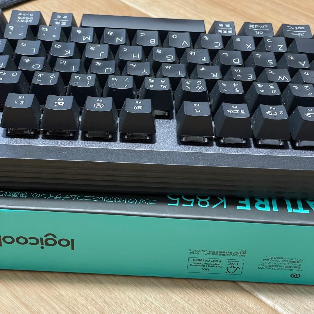 美品 Logicool メカニカル キーボード K855GR