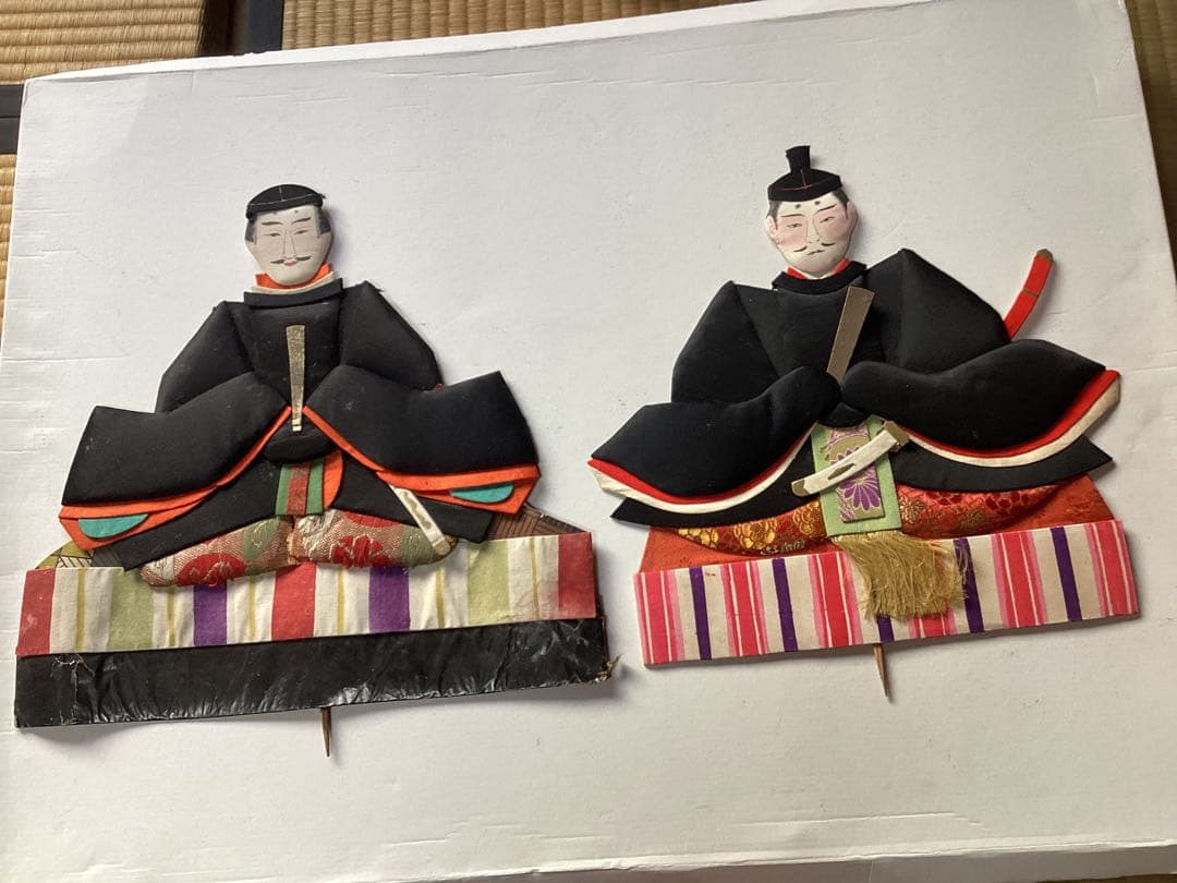 明治時代　古作　松本押絵　１８点　伝統工芸　縮緬　 浮世絵