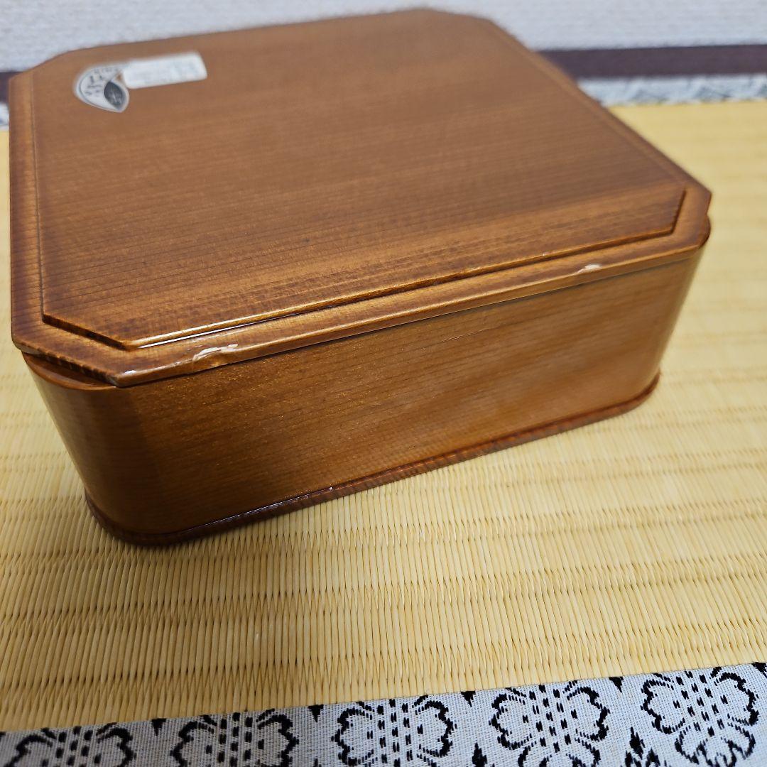 曲げわっぱ　新品未使用品　二段弁当箱　※訳あり※　秋田杉　大館工芸　趣味の秋田杉