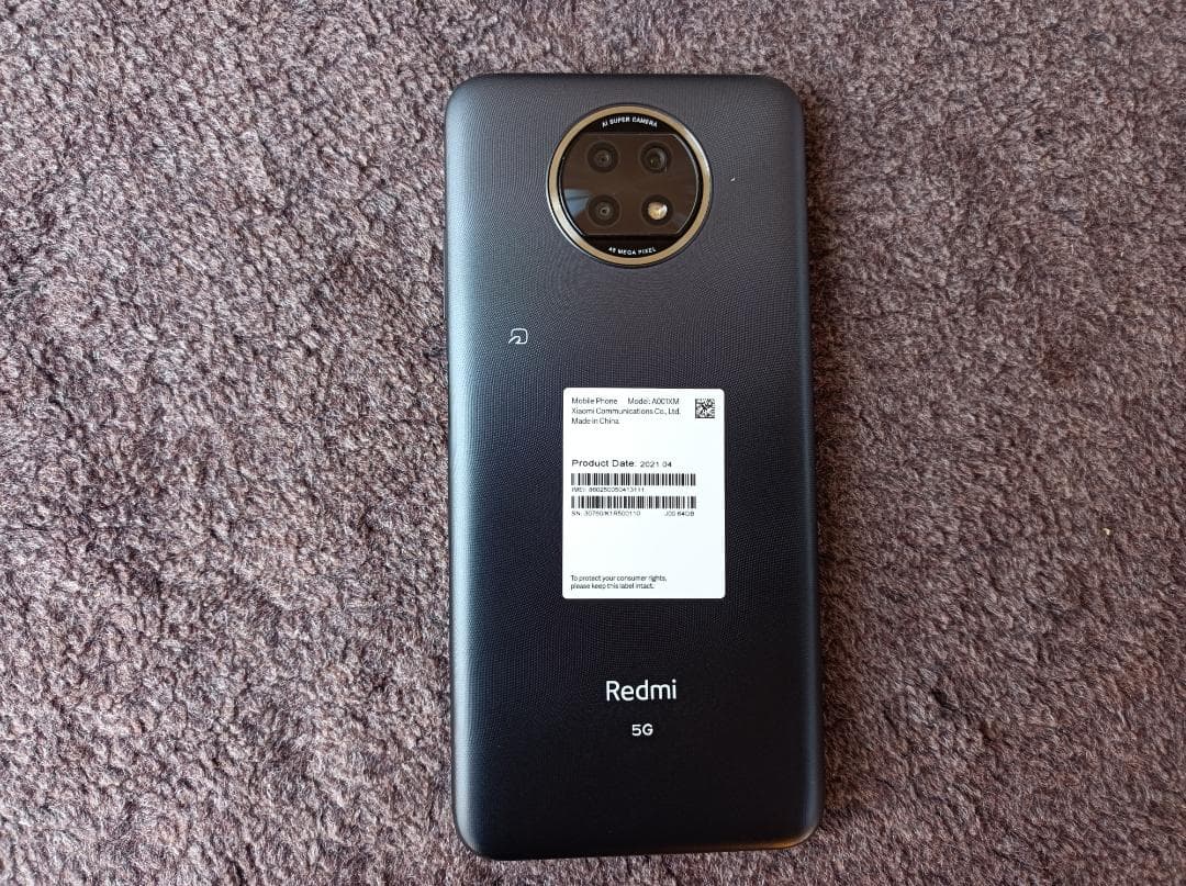 Redmi Note 9T 64GB ブラック シムフリー