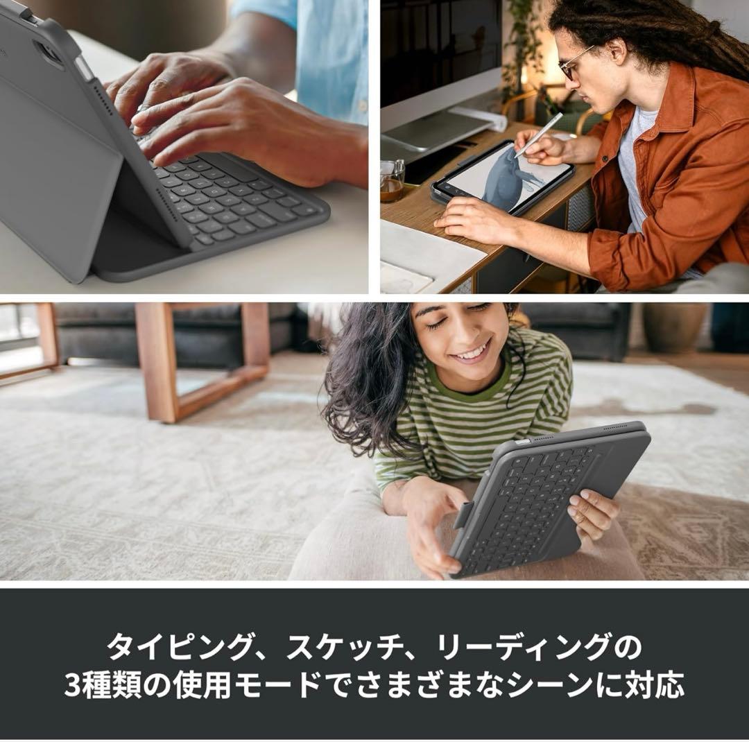 iPadアクセサリー Logicool Slim Folio iK1060GRA