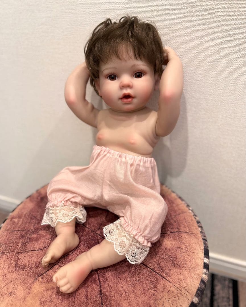 ★新品★リボーンドール フルボディー 綺麗な女の子50cm