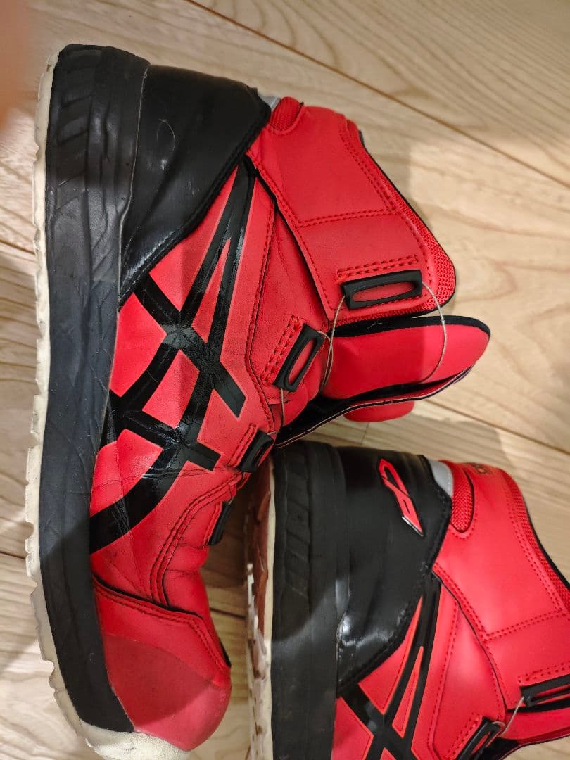 ASICS CP304 BOA レッド安全靴