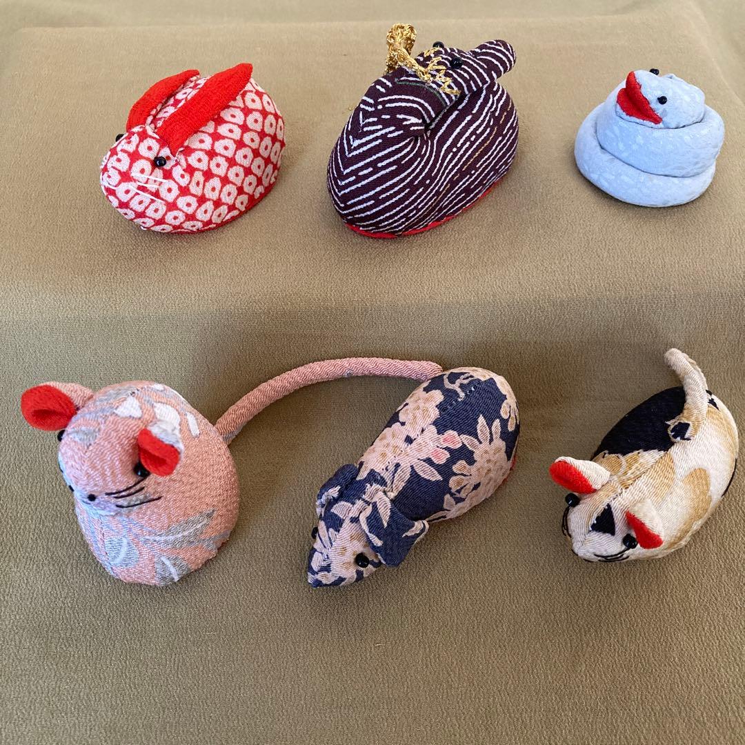 ちりめん細工 ハンドメイド 十二支 セット