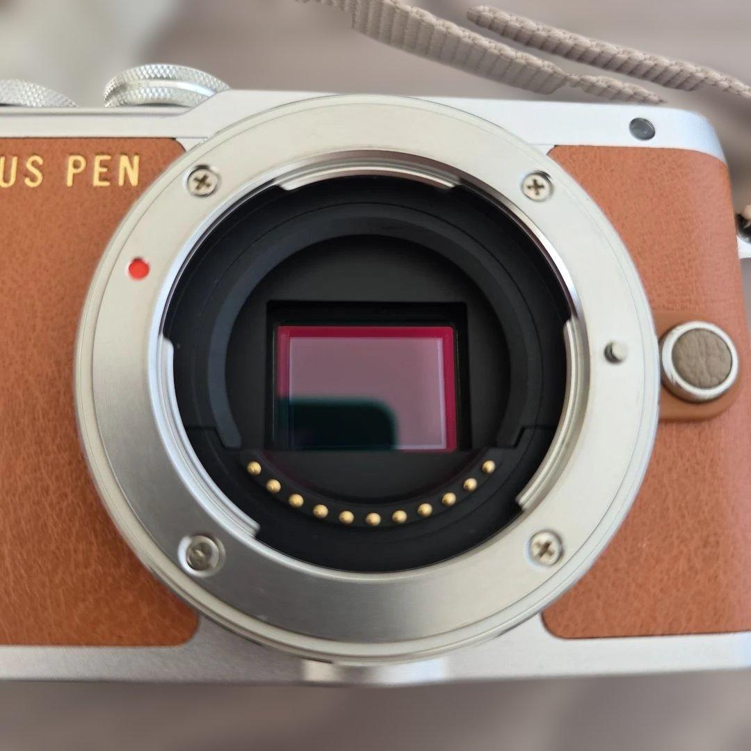 OLYMPUS PEN E-PL8 ブラウン デジカメ カメラ本体と付属品