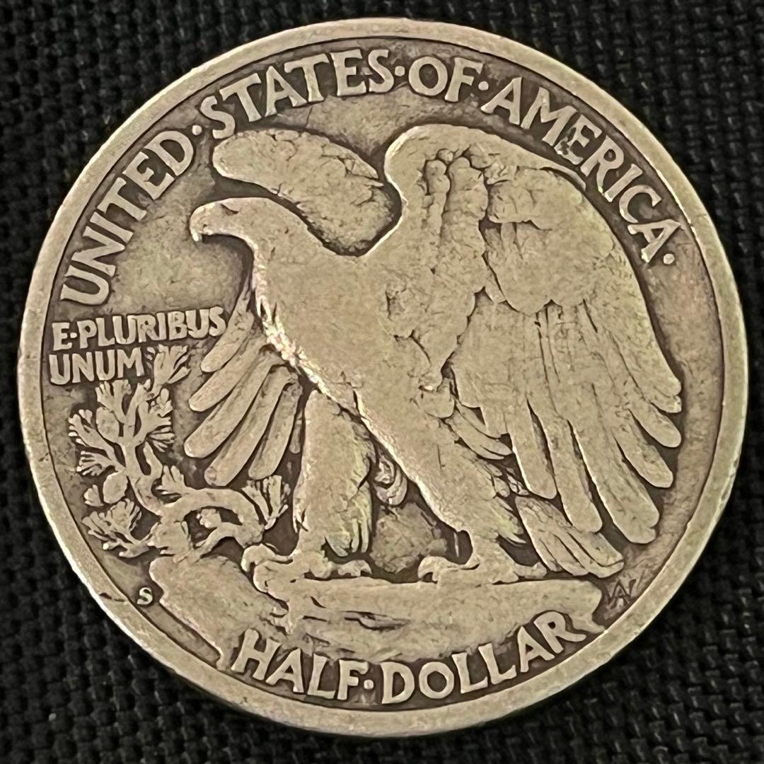 アンティーク アメリカ 1942年 ウォーキングリバティ ハーフダラー