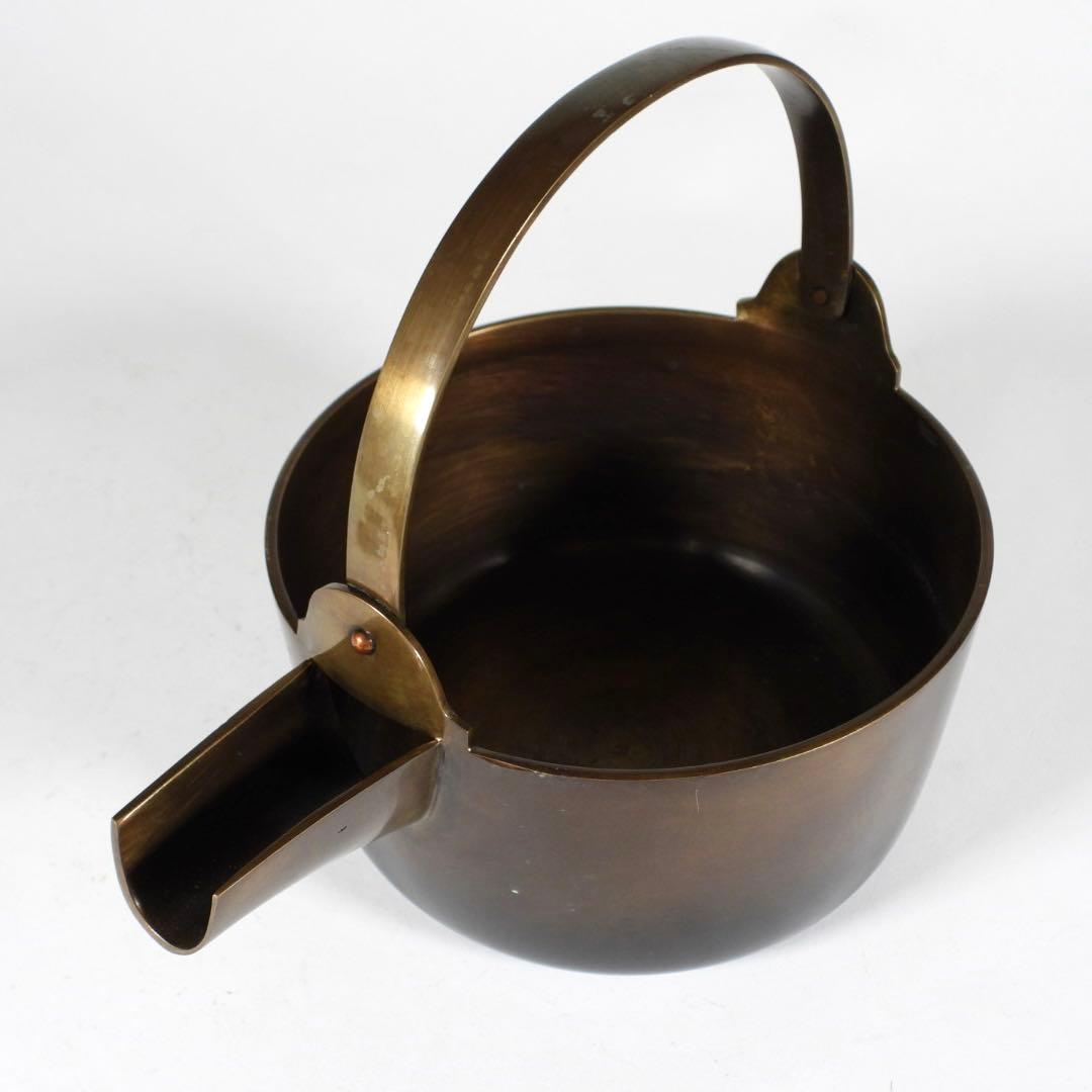 汁器『中村秀峰作』『唐銅　汁器　共箱』茶道具