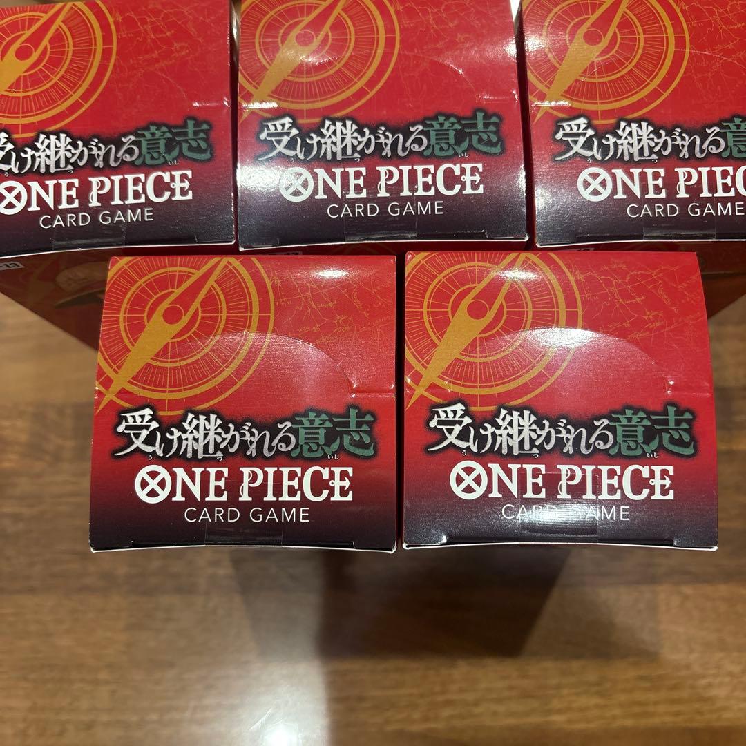 ワンピースカード 受け継がれる意志 5BOX テープ付き