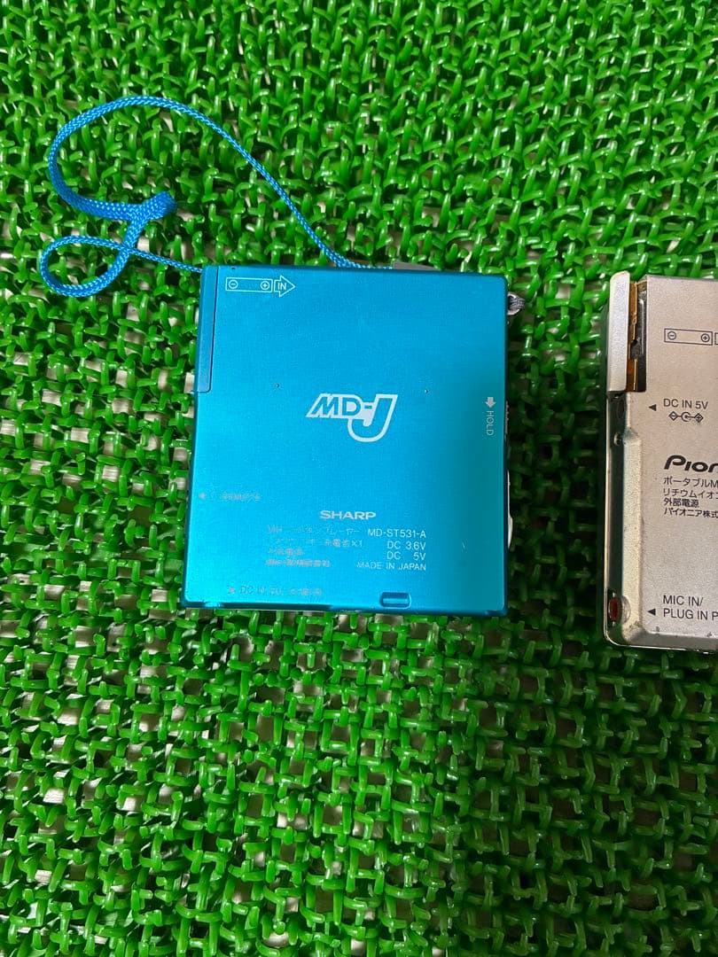 SHARP、PIONEER MDプレーヤー 2点セット ジャンク品