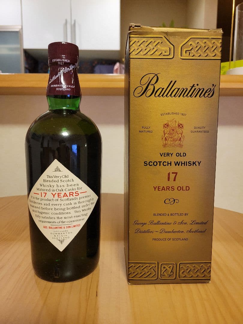 バランタイン 17年 Very Old スコッチウイスキー 750ml 未開封