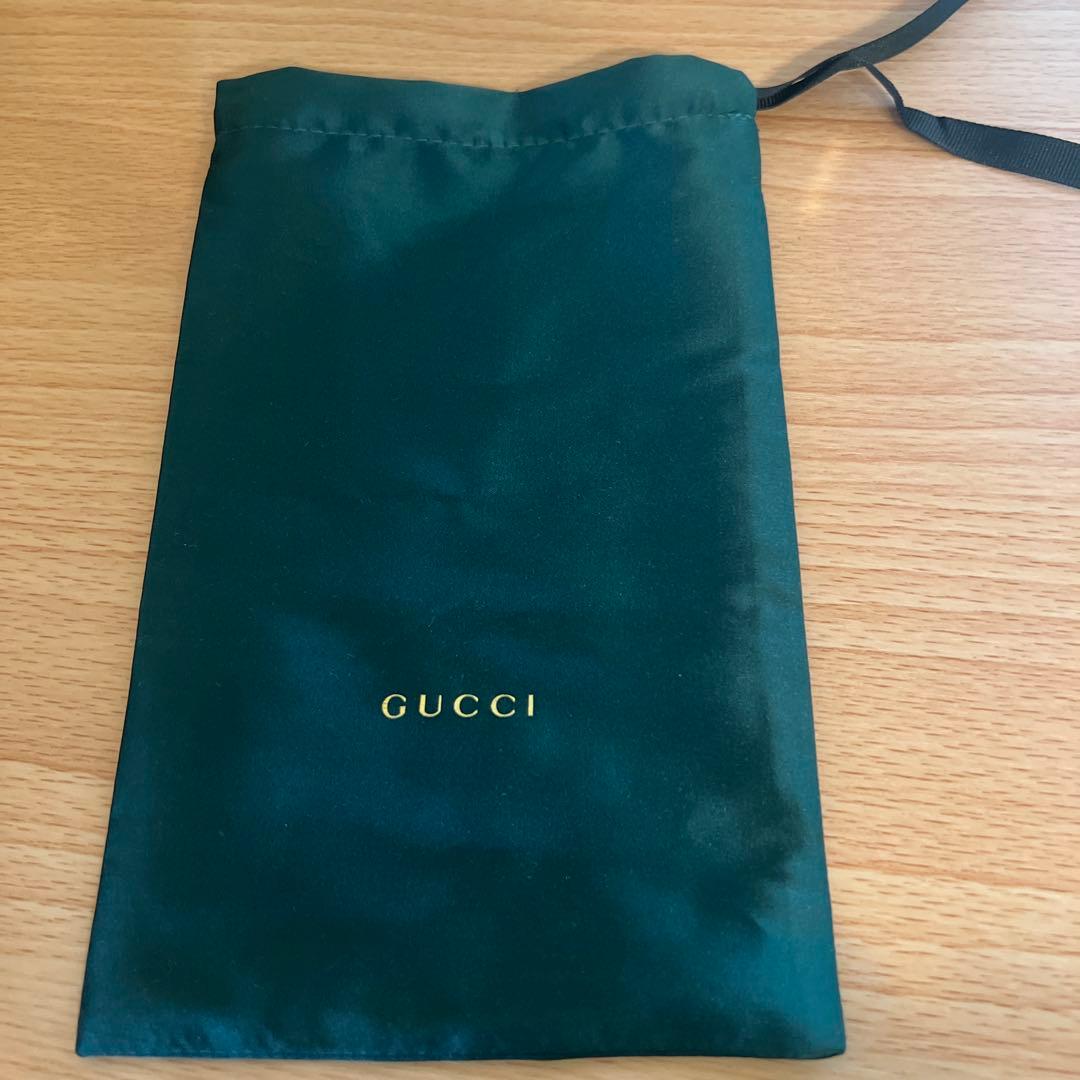 Gucci ブラック スクエアフレーム メガネ