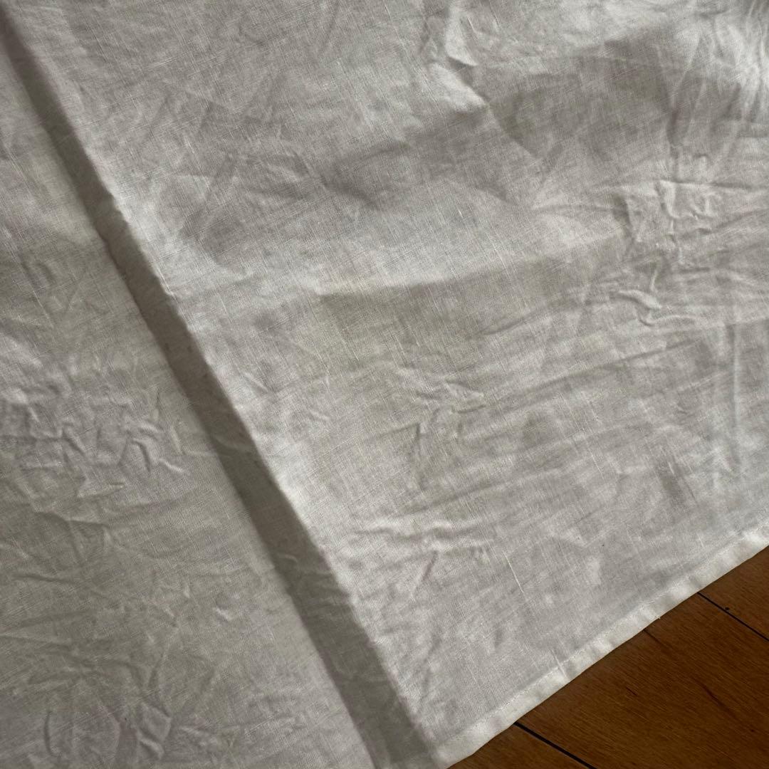 白磁リングの古布カーテン　小窓、暖簾サイズ