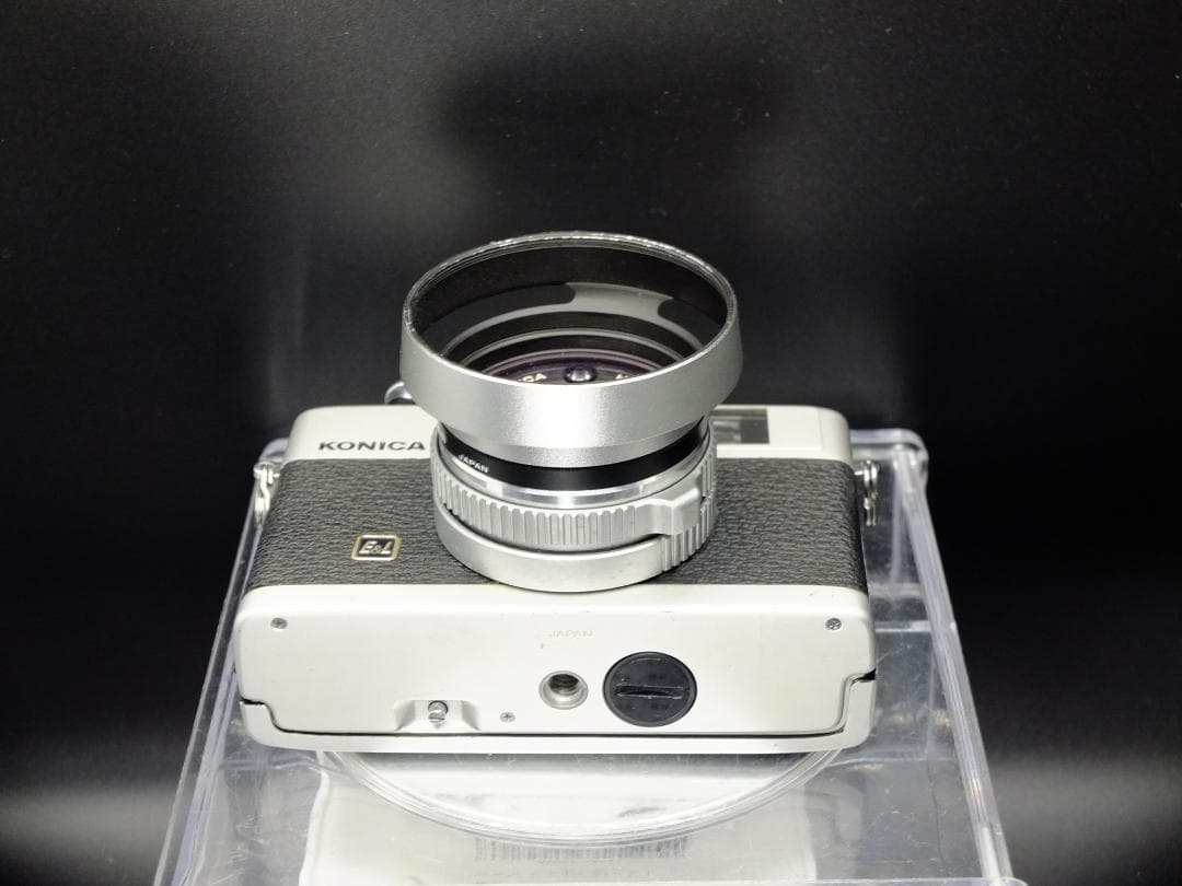 コニカC35 E&L／ヘキサノン38mmf2.8フード付【実写確認済整備品】