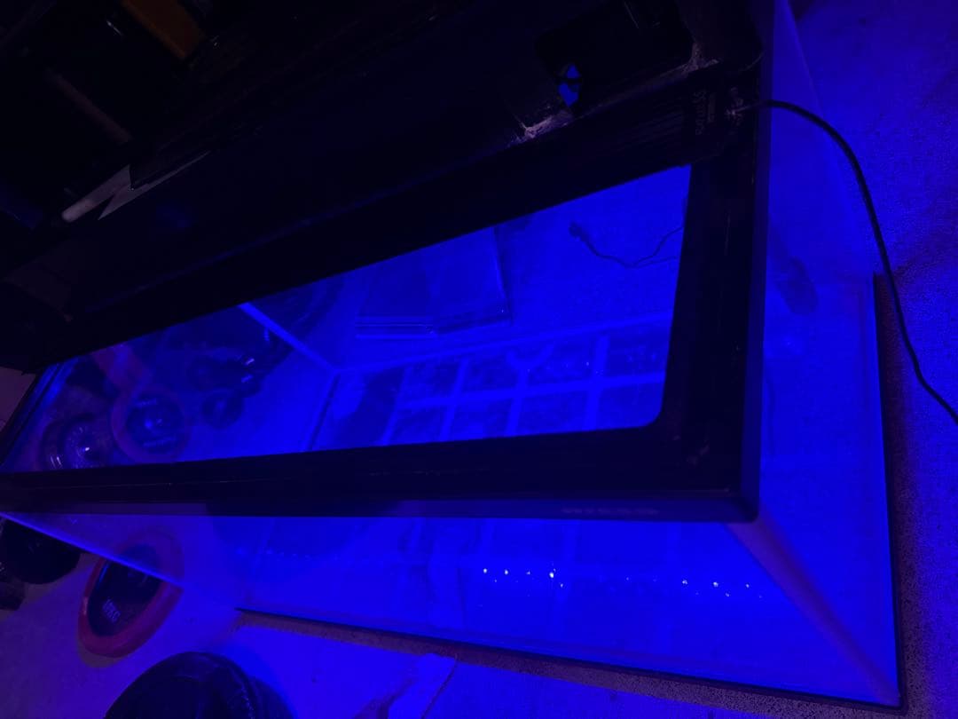 120cm水槽フルセット（水槽、上部濾過、LED、エアーポンプ）