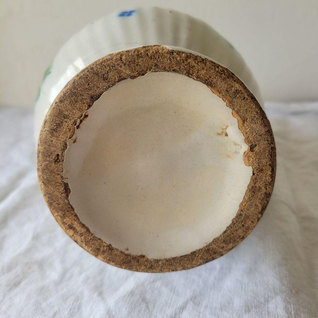 フランス　アンティーク　ピシェ　陶器