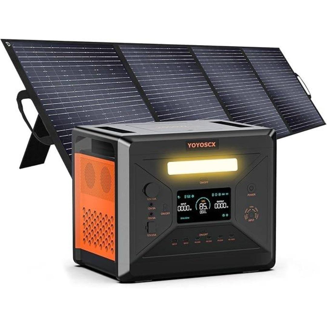 新品未開封 ポータブル電源 2300Wh ＋ 折りたたみソーラーパネル 200W
