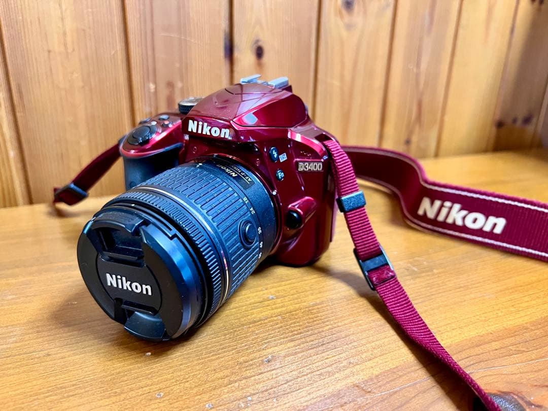 Nikon D3400 デジタル一眼レフ レッド