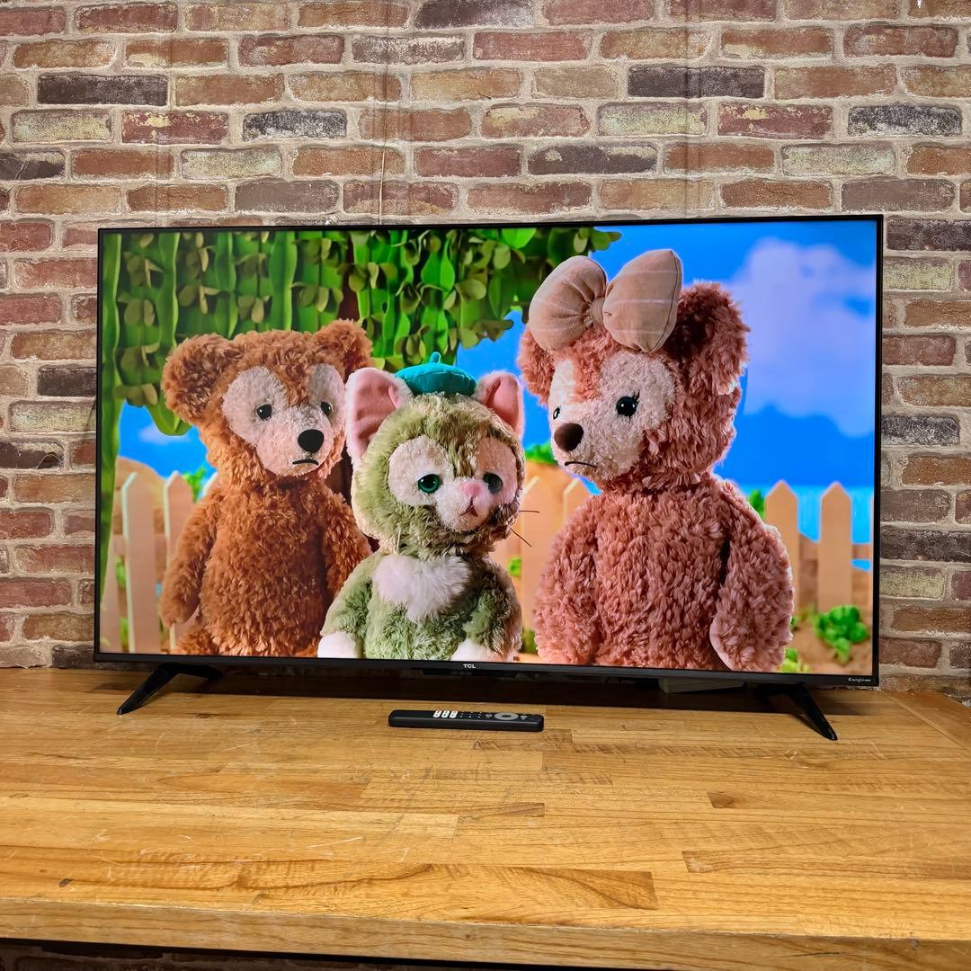 TCL 50V型4K チューナーレス 液晶テレビ 50P65E 2025年製