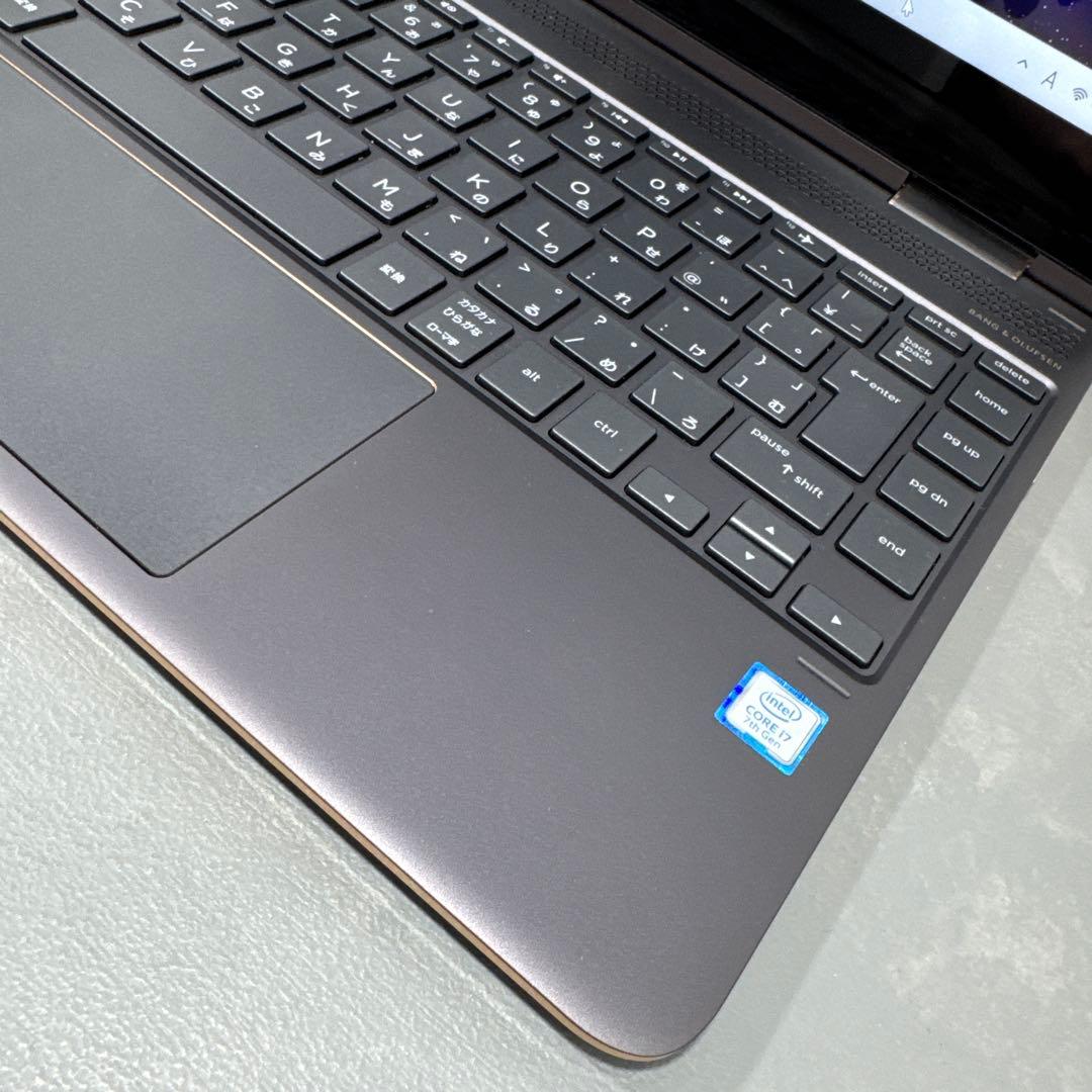 【限定1台】HPSpectreアッシュブラック☘7世代i7☘️NVMe512GB