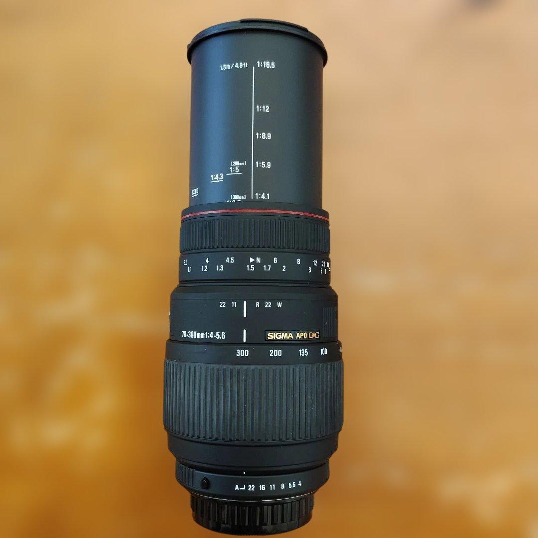 【美品】SIGMA APO DG 70-300mm f/4-5.6 ズームレンズ