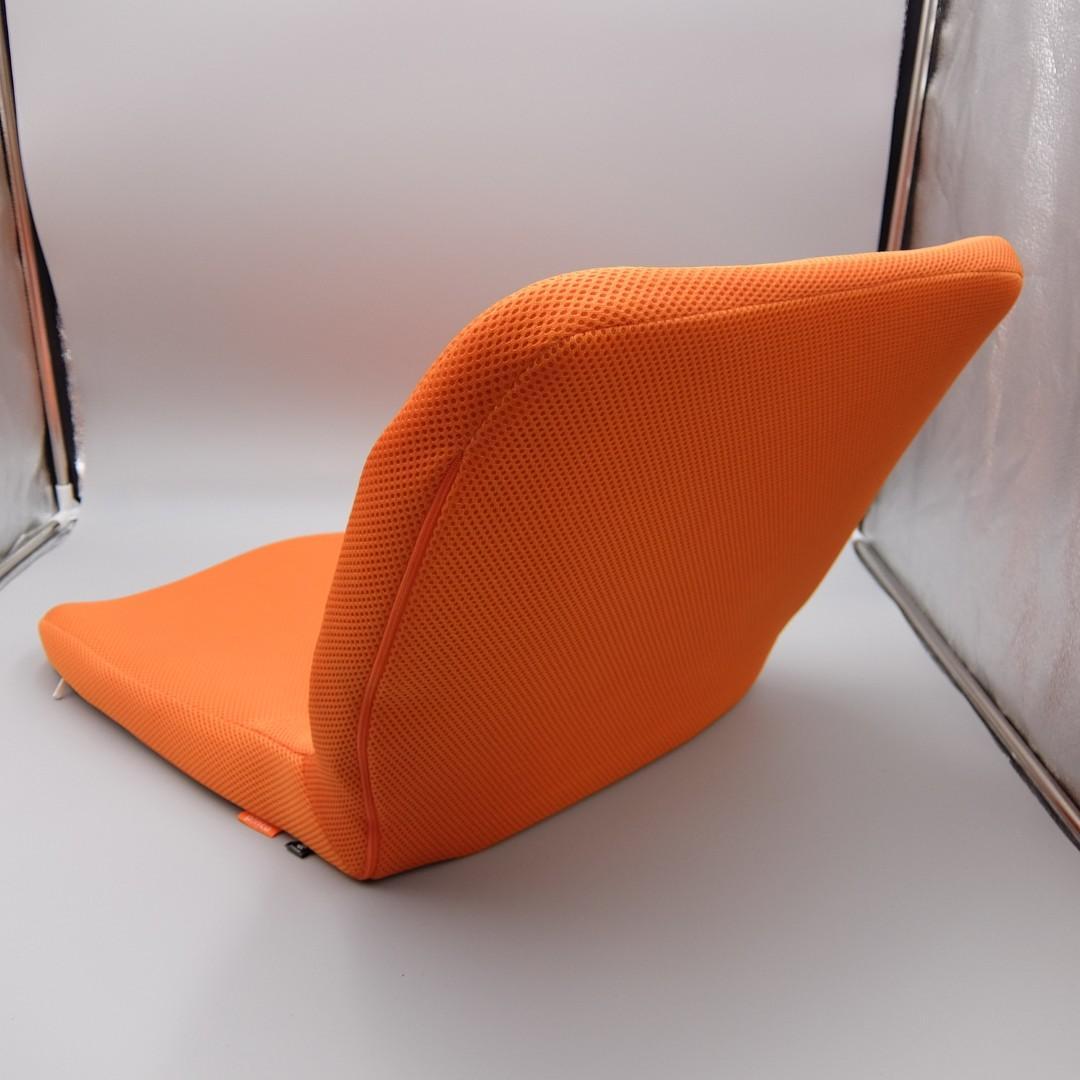 ピント メッシュ 姿勢矯正 クッション オレンジ pinto