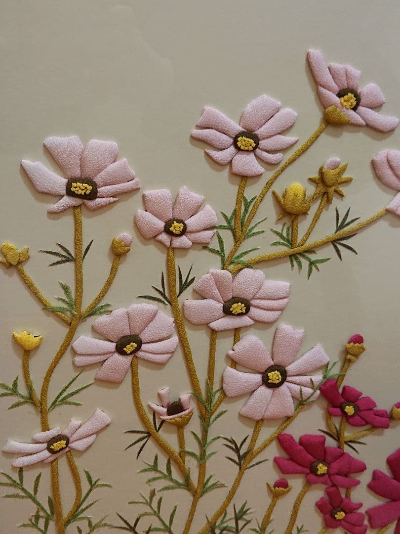 押し絵 ハンドメイド 額入り