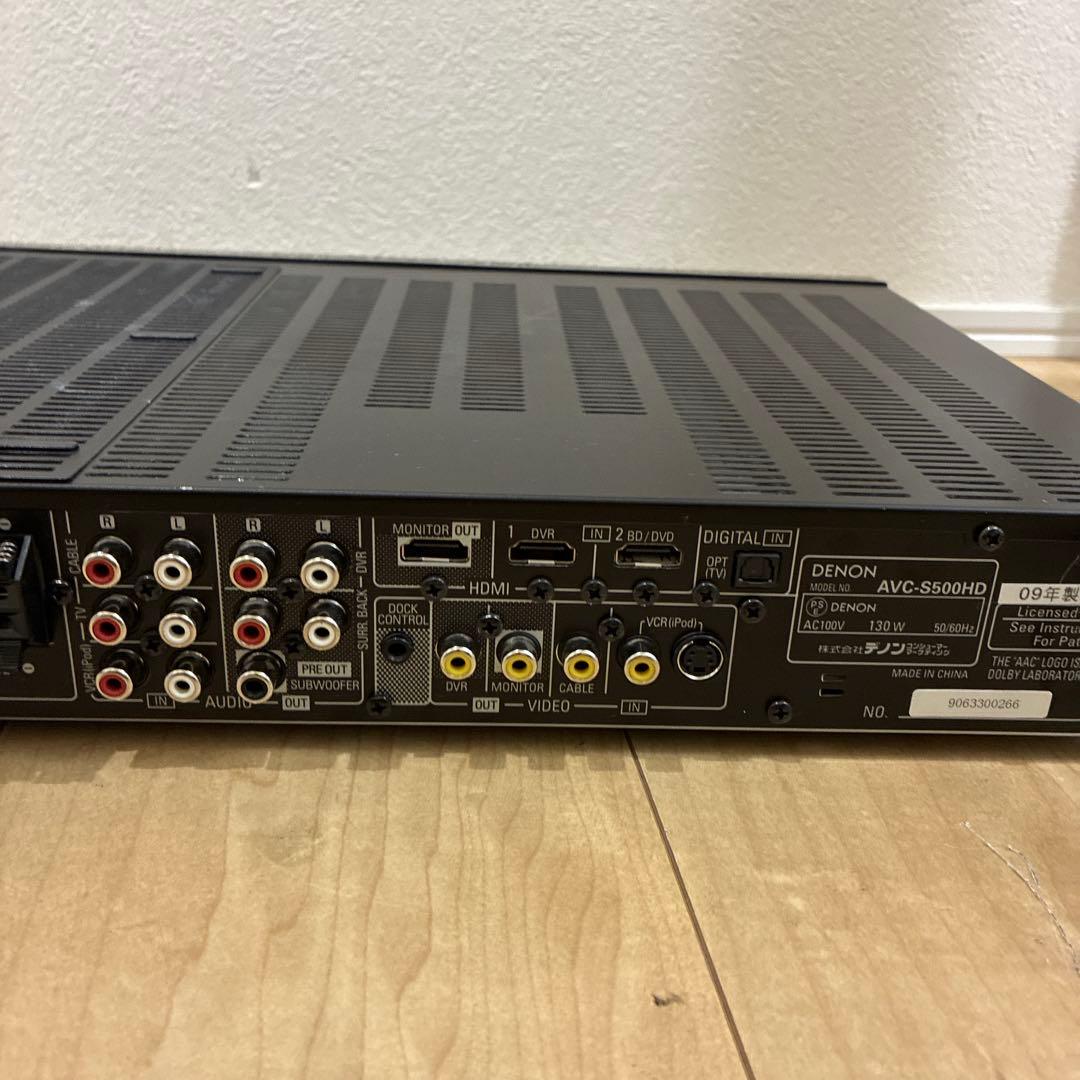 DENON AVアンプ AVC-S500HD HDMI 対応　完動品