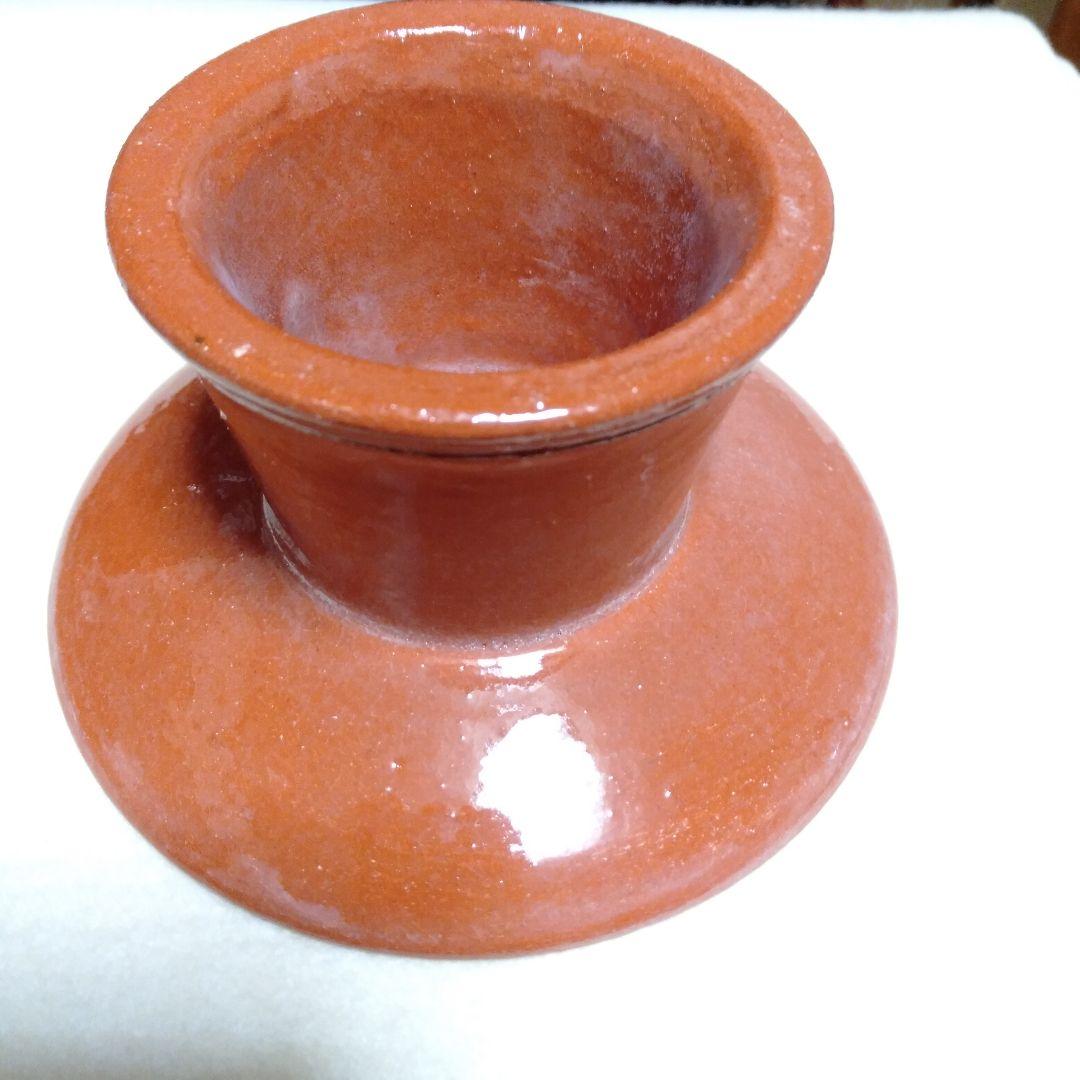 松楽　赤　供茶茶盌