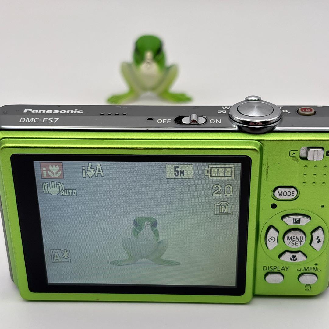Panasonic LUMIX FS7 グリーン コンデジ デジカメ 動作確認済