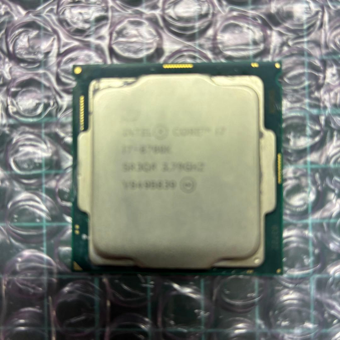 【動作確認済み】Intel Core i7-8700K CPU 3.70GHz