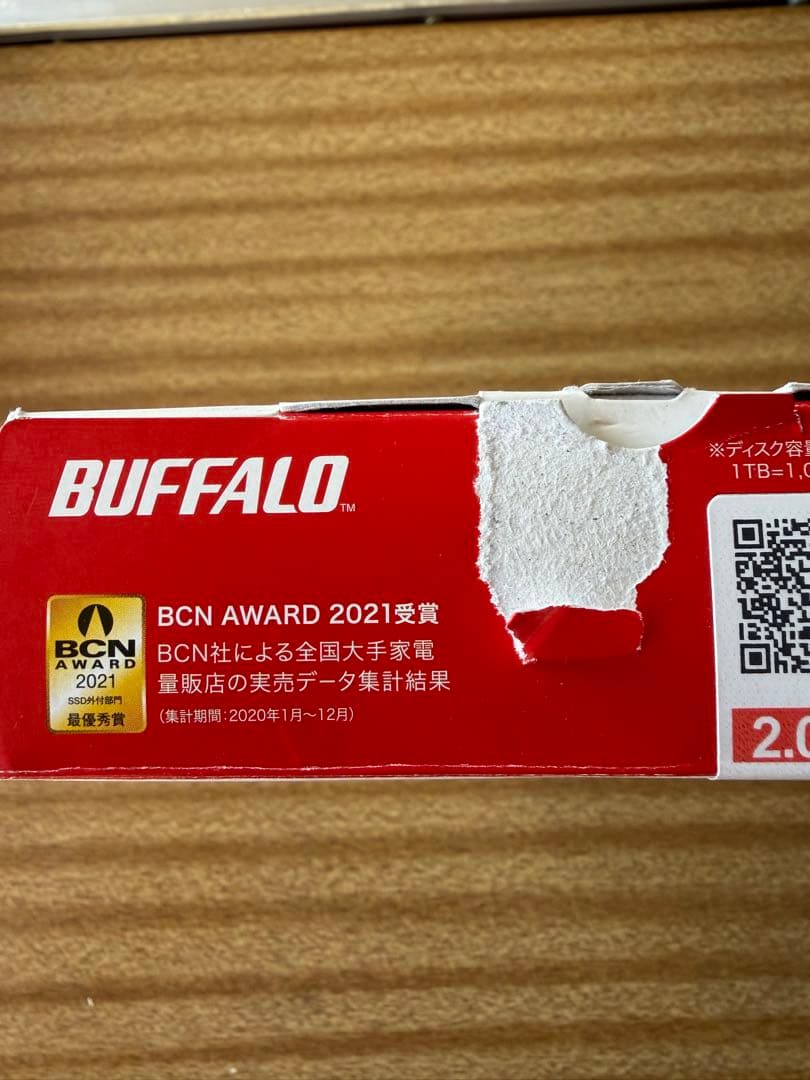 BUFFALO バッファロー 外付けSSD ポータブル ブラック 2TB