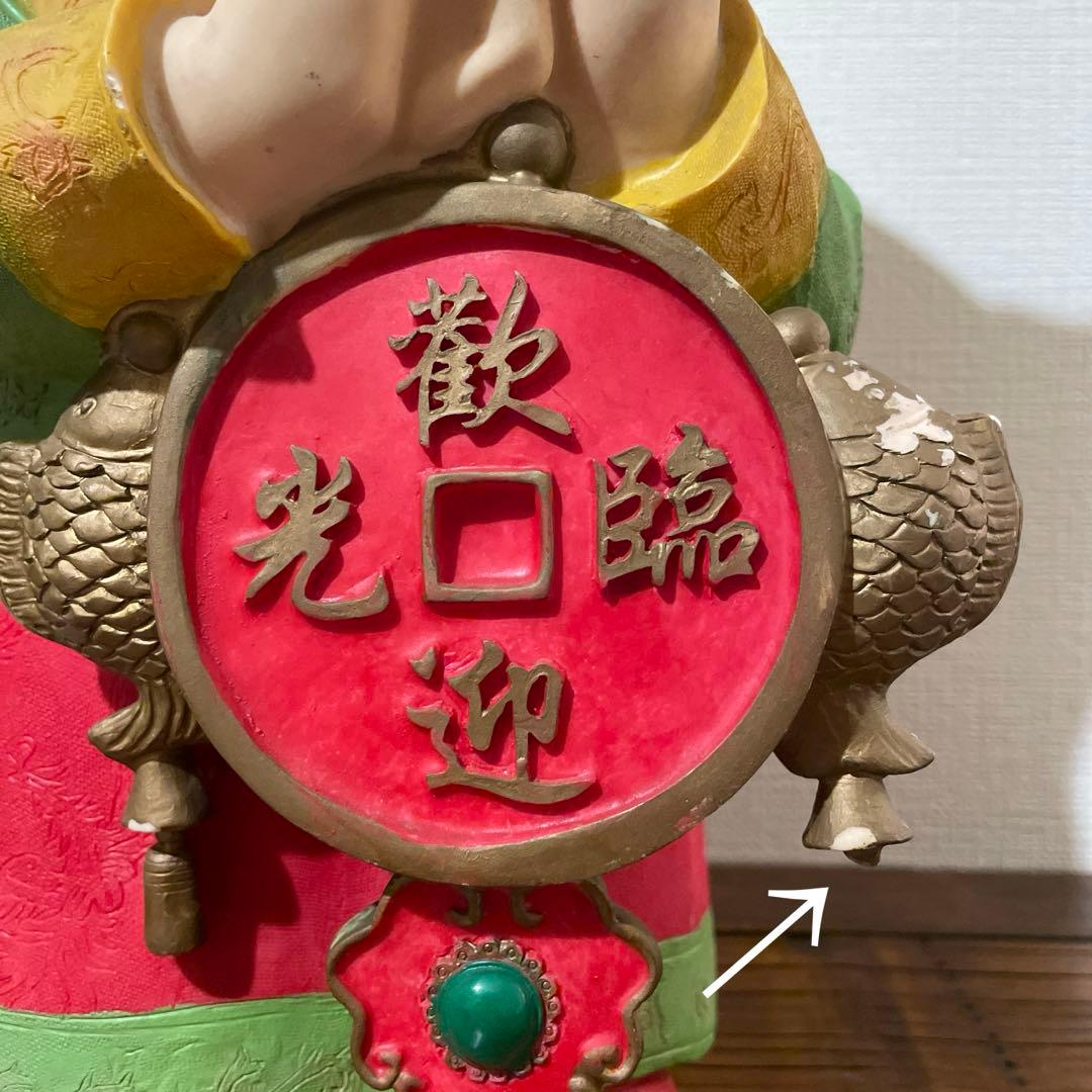 【中国ヴィンテージ】✴︎ブタの女の子の貯金箱✴︎歓迎光臨✴︎