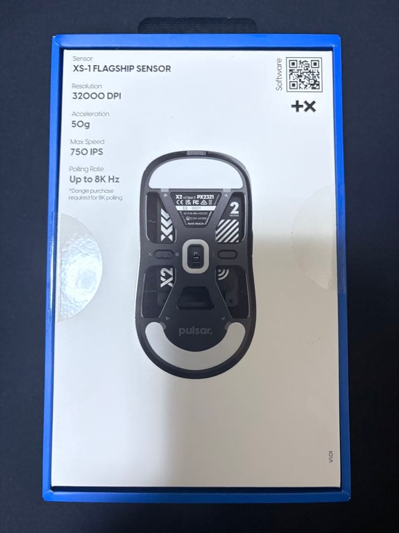 【新品未開封】Pulsar X2 V3 ゲーミングマウス サイズ2 medium