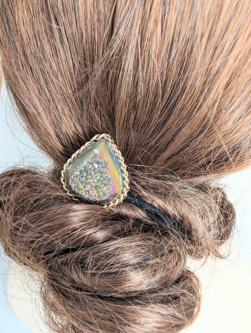 モカムースドゥルージーのヘアゴムブレスレット