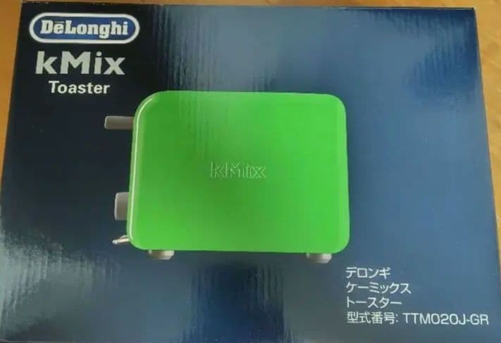 デロンギ kMix ポップアップトースター TTM020J-GR グリーン