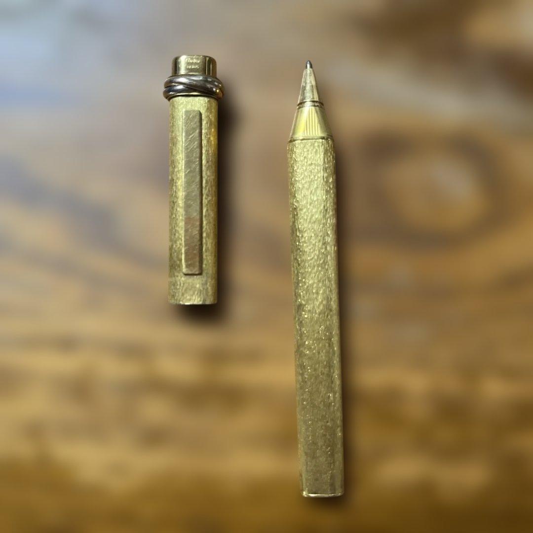 Cartier カルティエ トリニティ ボールペン ゴールド ヴィンテージ