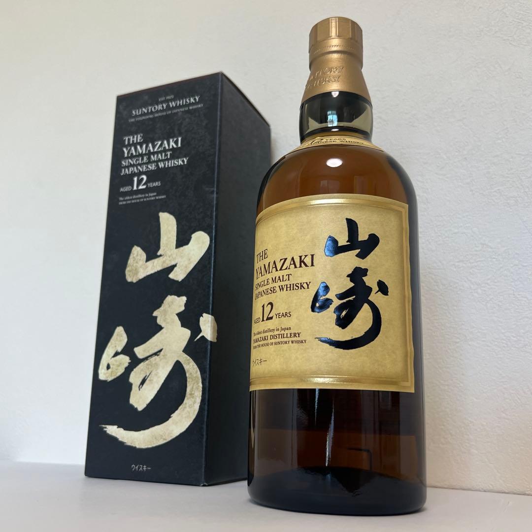 【箱付・美品】サントリー 山崎12年 700ml 新品未開封 シングルモルト