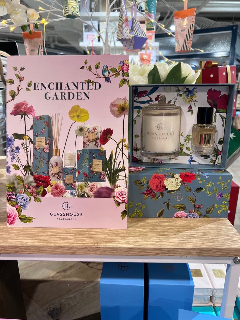 グラスハウス キャンドル 380g ENCHANTED GARDEN