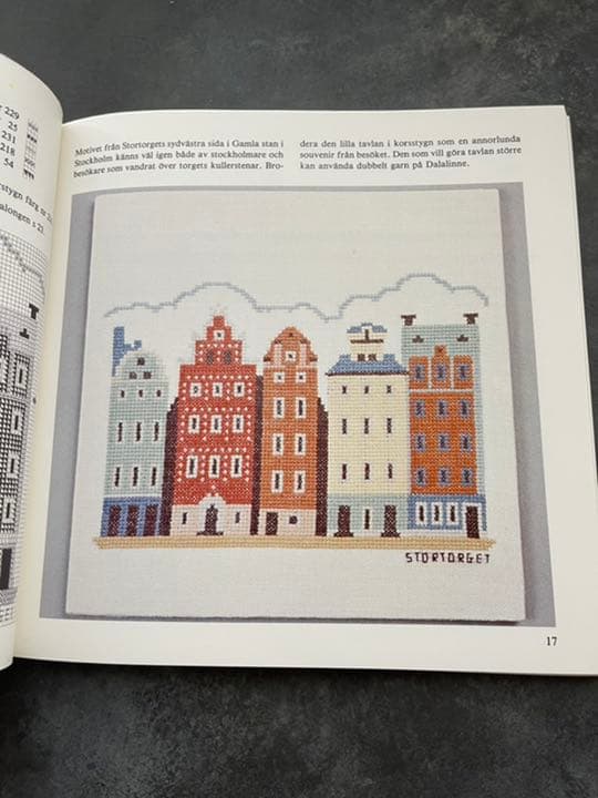 Korsstygns boken  北欧刺繍　古書