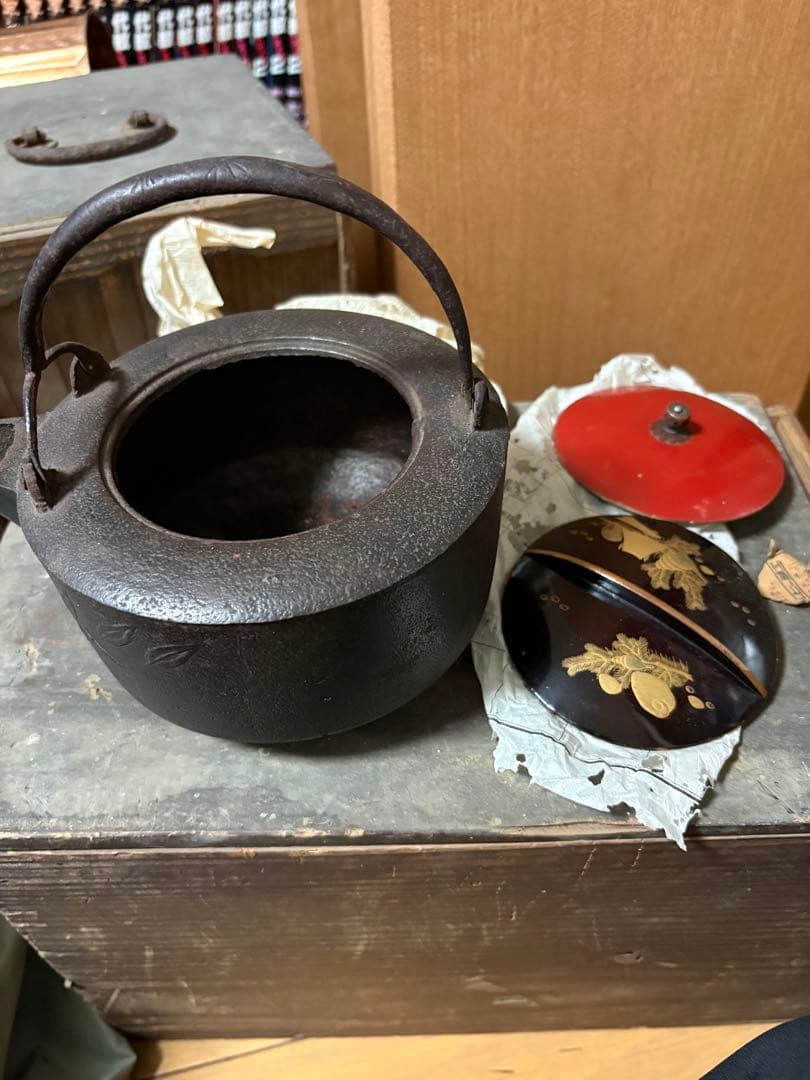 骨董品鉄瓶２つセット