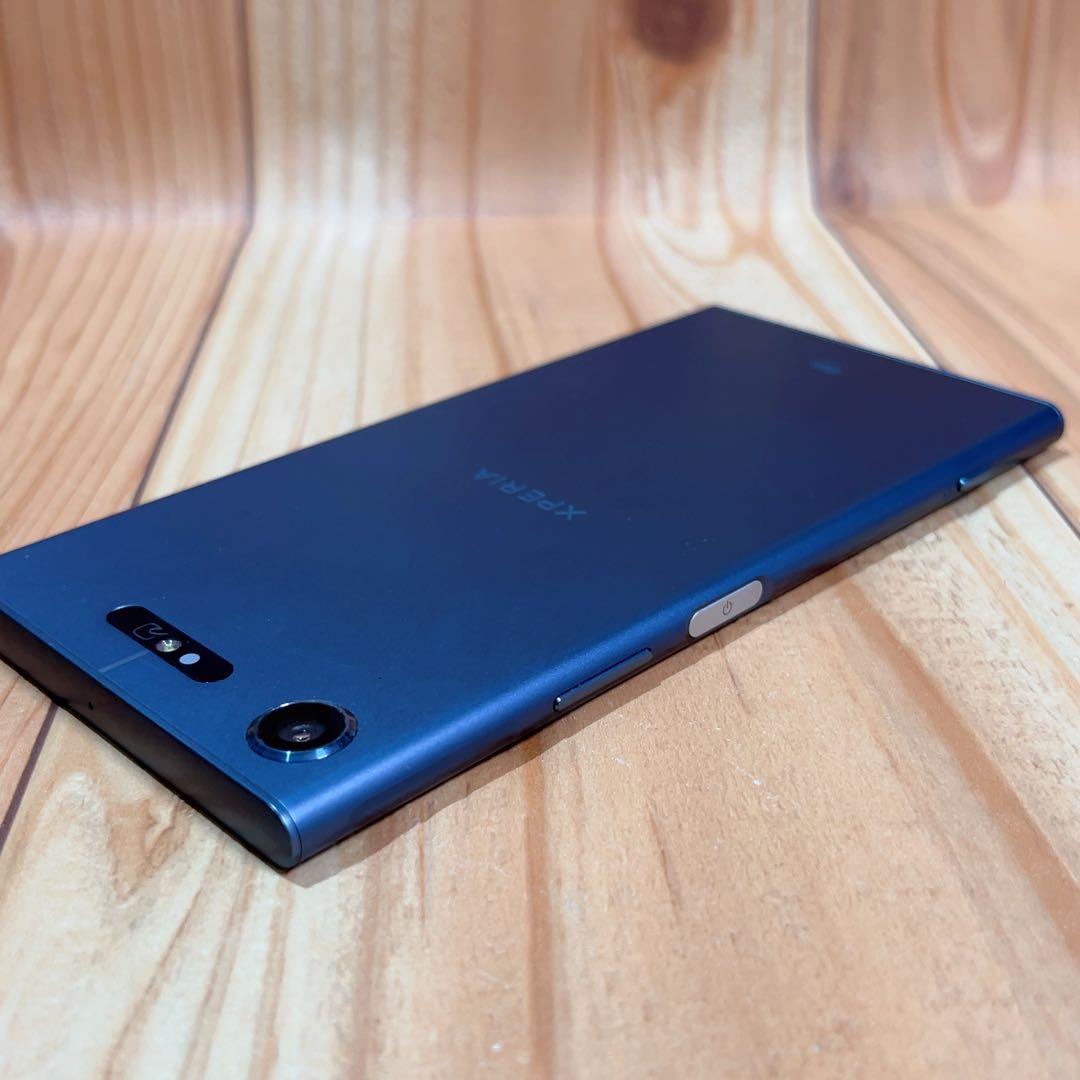 SIMフリー 本体 Xperia XZ1 64 GB 123F ブルー 電池良好