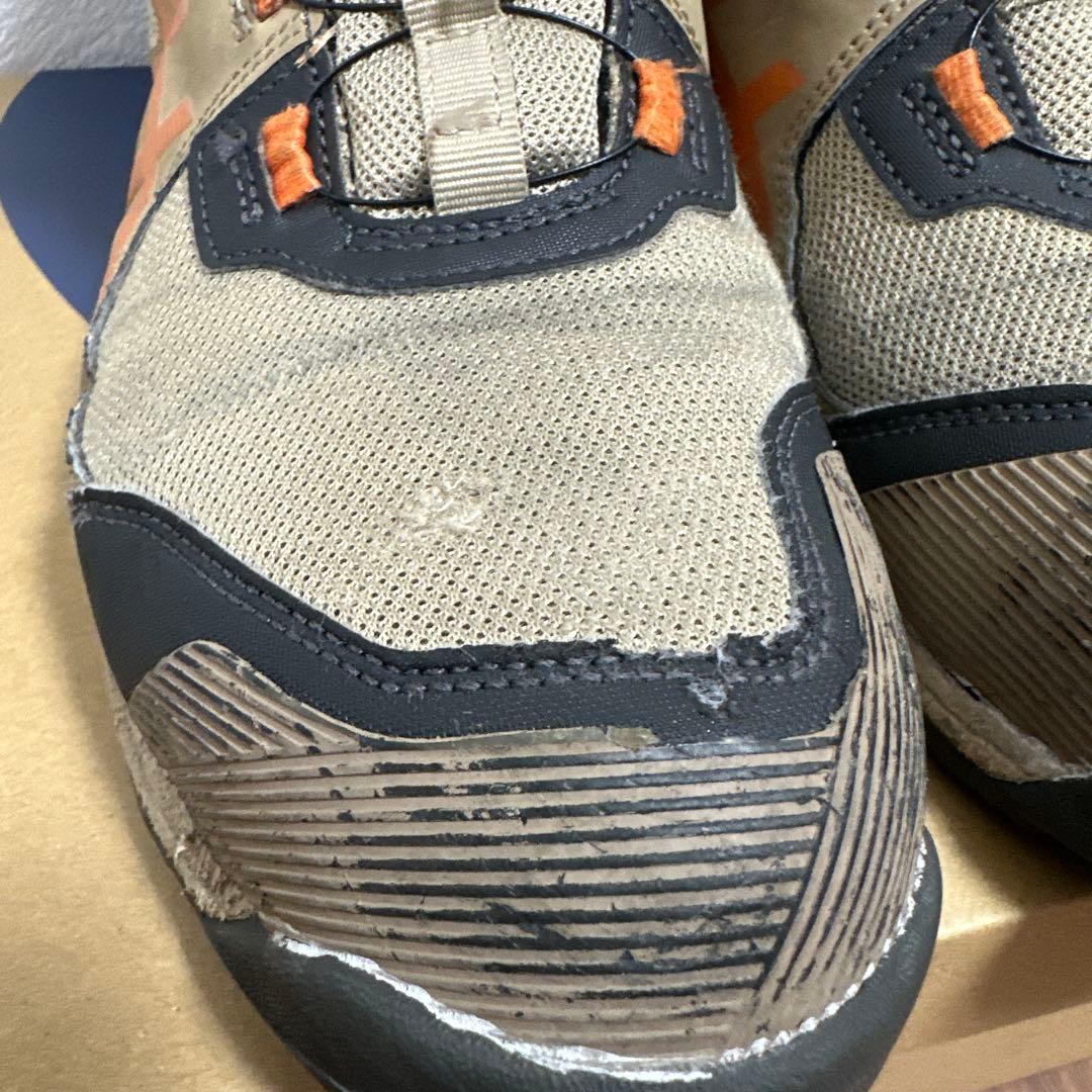 ASICS 安全靴 ベージュ/オレンジ