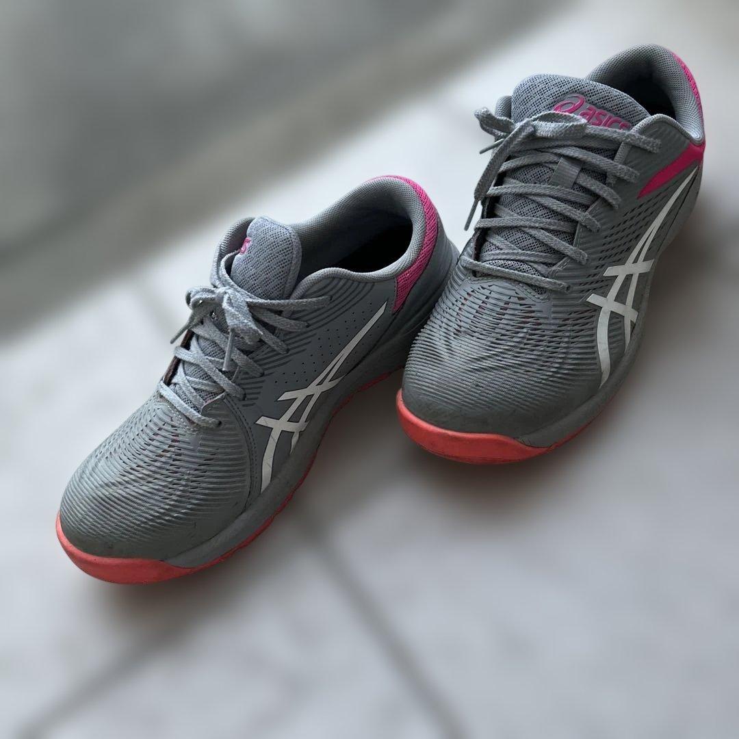 ASICS 安全靴 グレー/ピンク