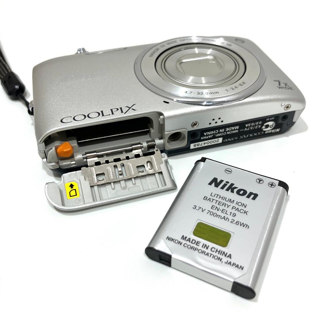Nikon ニコン COOLPIX S3500 デジタル カメラ 美品 動作O