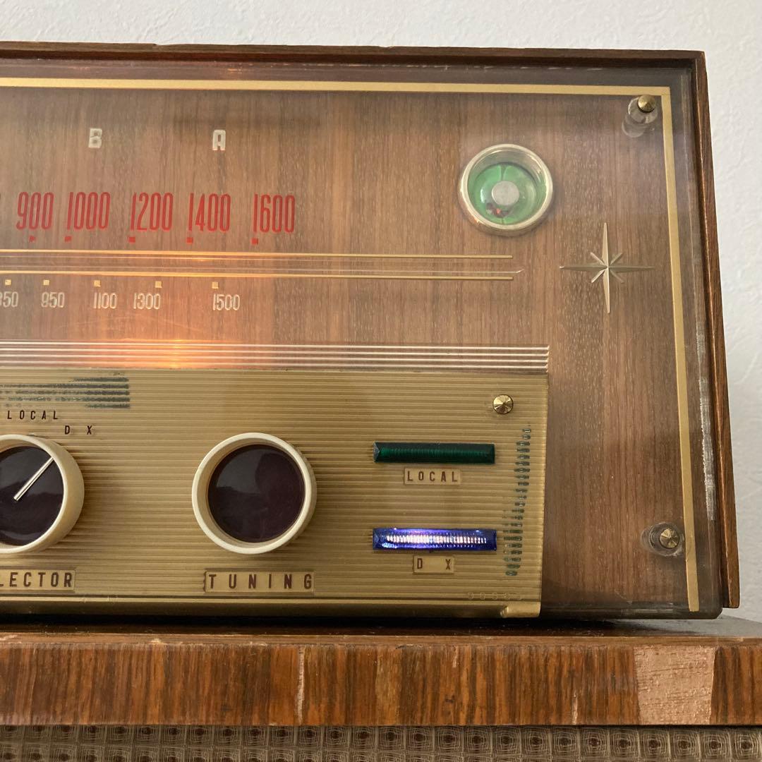 【可動品】TOSHIBA 真空管ラジオ スピーカー セット ヴィンテージ