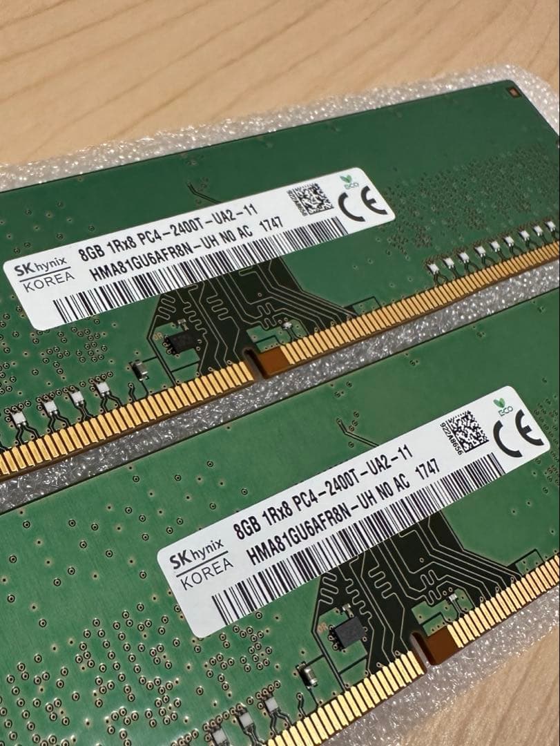 メモリー SK Hynix DDR4 8GB x2 PC4-2400T