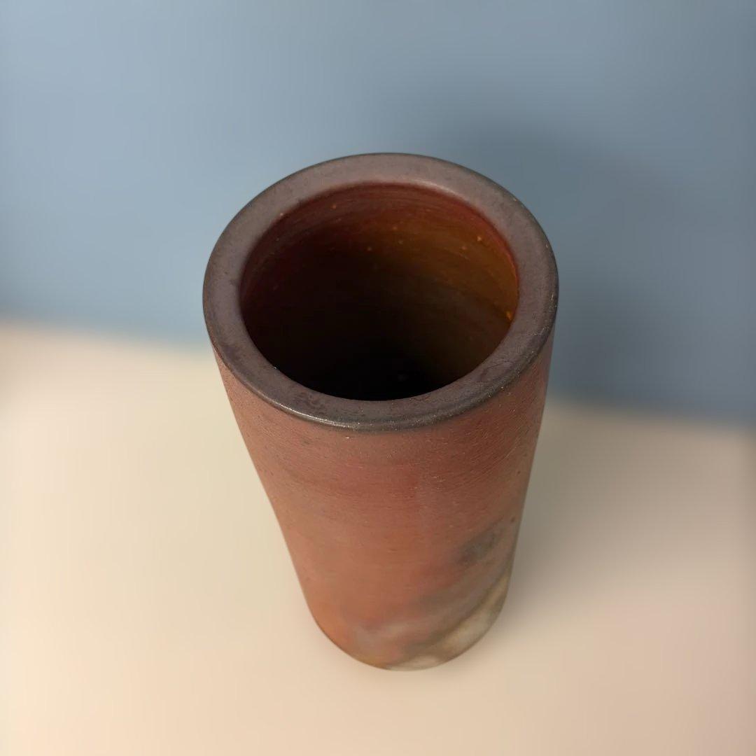 備前焼 陶器 花入　西蔵 坊窯　猪俣 政昭